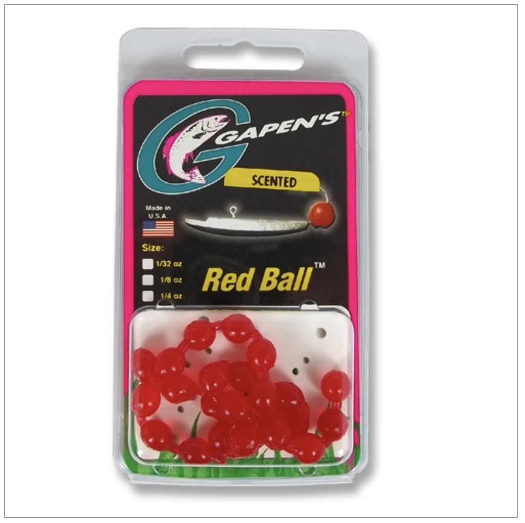 x10 Bait Pop Up Floating Beads - Red Fishing Float Balls - 15mm